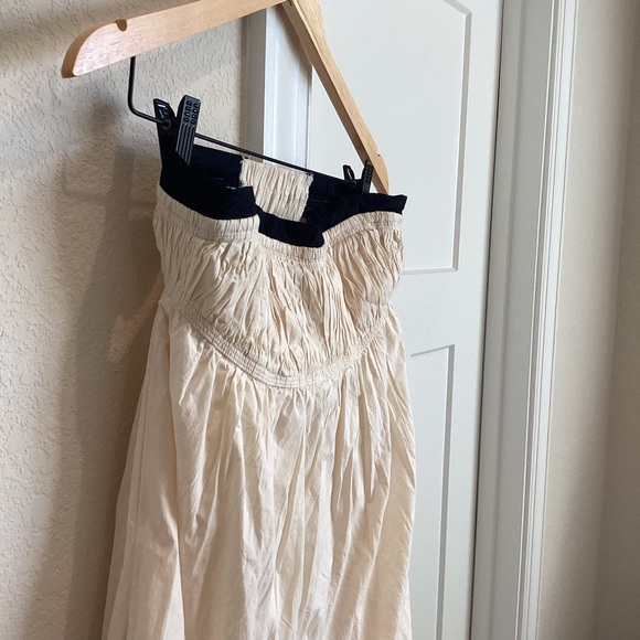 Maeve Strapless Pintuck Open-Back Dress Anthropologie - Picture 5 of 11